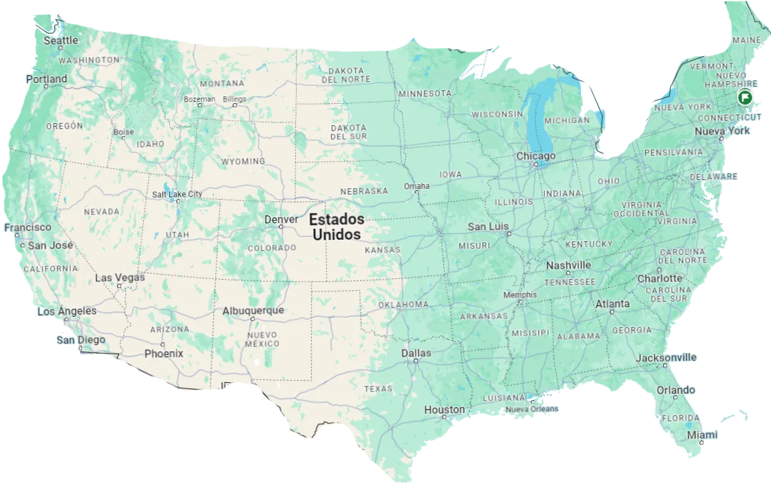 Map of Usa 2